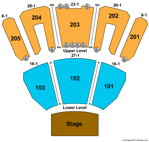 Luxor Theater - Luxor Hotel Map